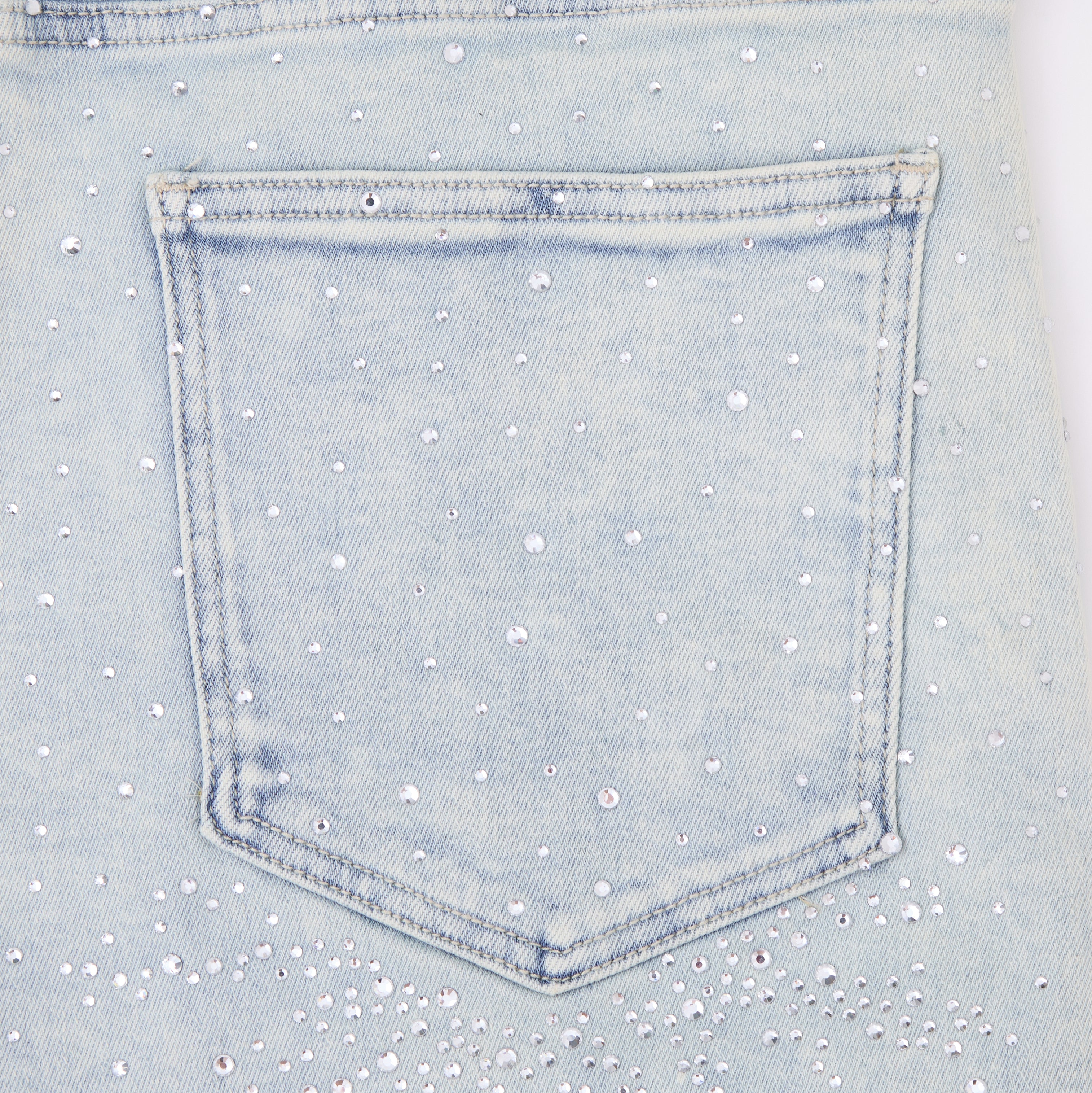 Kingdom Jorts (Blue Wash)